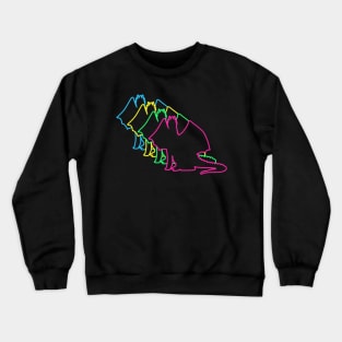 Dragon 80s Neon Crewneck Sweatshirt